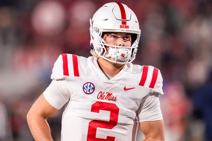 Ole Miss Rebels QB Jaxson Dart vs. the Georgia Bulldogs